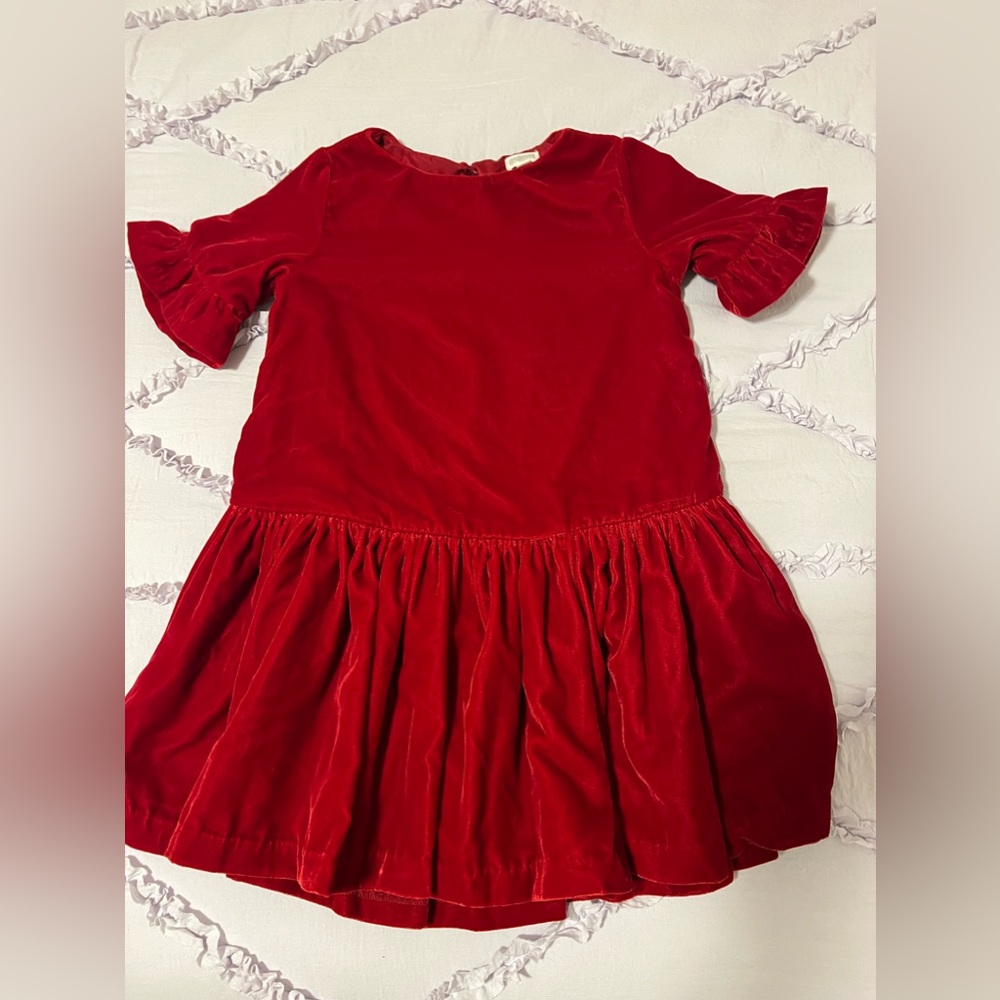 Gymboree little girl red dress.